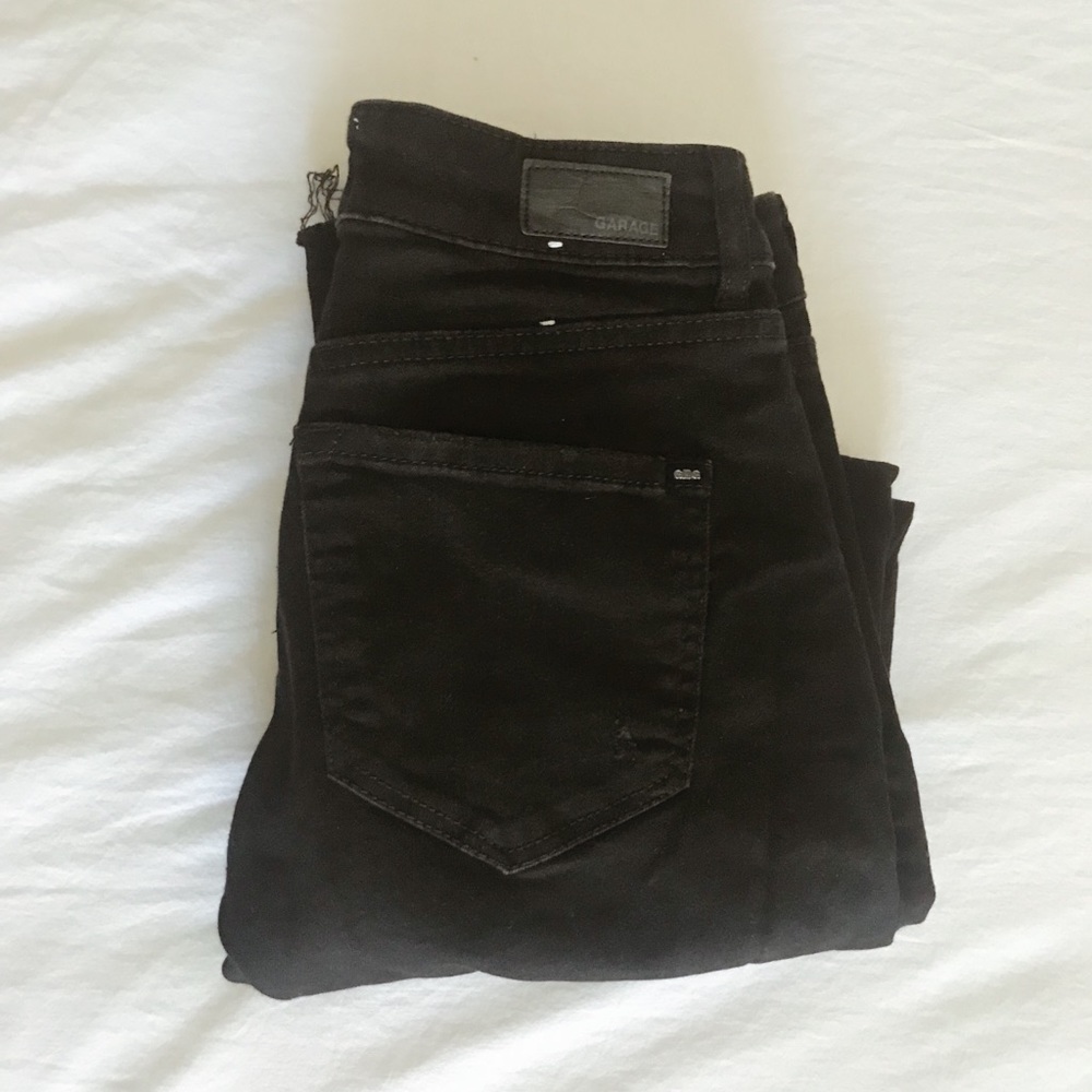 Garage Black Ripped Jeans